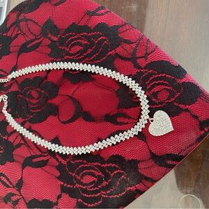 Silver Heart Pendant Necklace